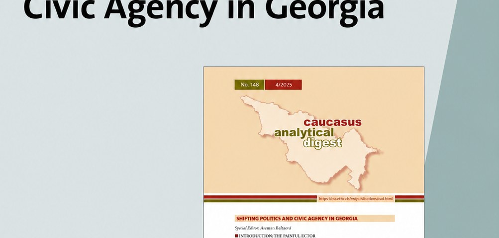 Reconfiguring Civic Agency: Civil Society and Youth Resistance in Contemporary Georgia